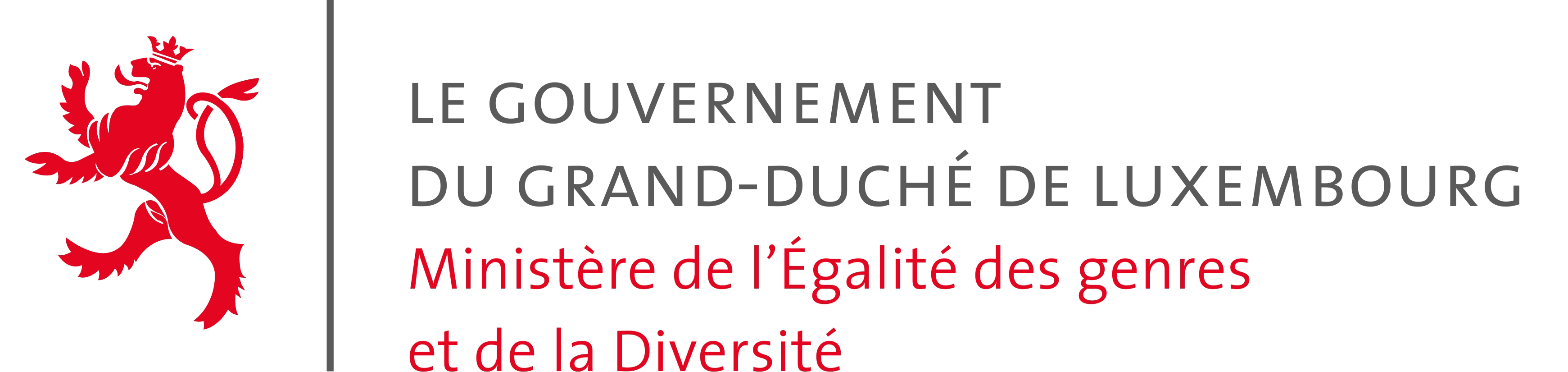 Le Gouvernement du Grand-Duché de Luxembourg - Ministère de l'Égalité des genres et de la Diversité